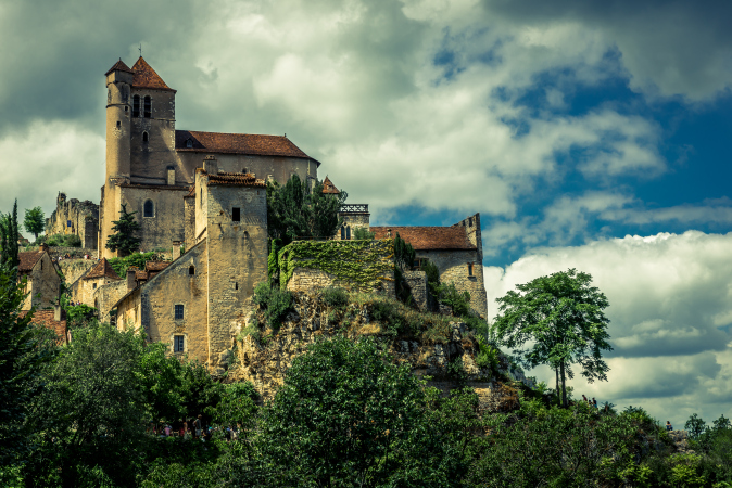 Cirq Lapopie in the Lot Region of France