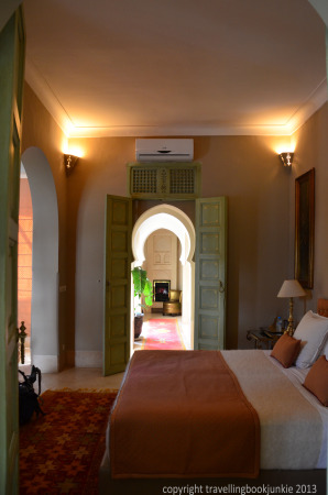 Large bed, suite 4, Riad Camilia, Marrakech, Morocco
