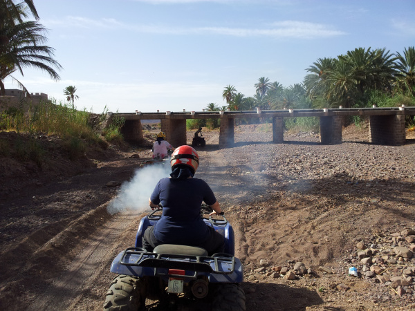 quad biking in Morocco