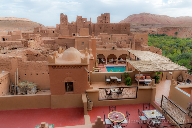 Views surrounding the Kasbah, Kasbah Ellouze, Morocco