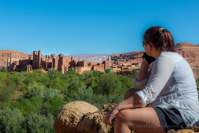 View towards Kasbah Ellouze, Morocco