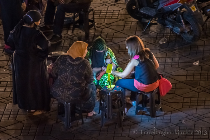 Henna Ladies, Marrakech Night Market, Morocco, Djemaa El Fna