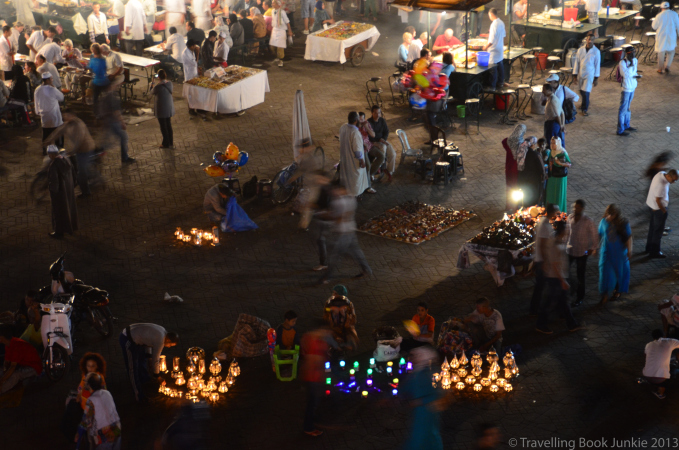 Night Market Marrakech Morocco, Djemaa El Fna