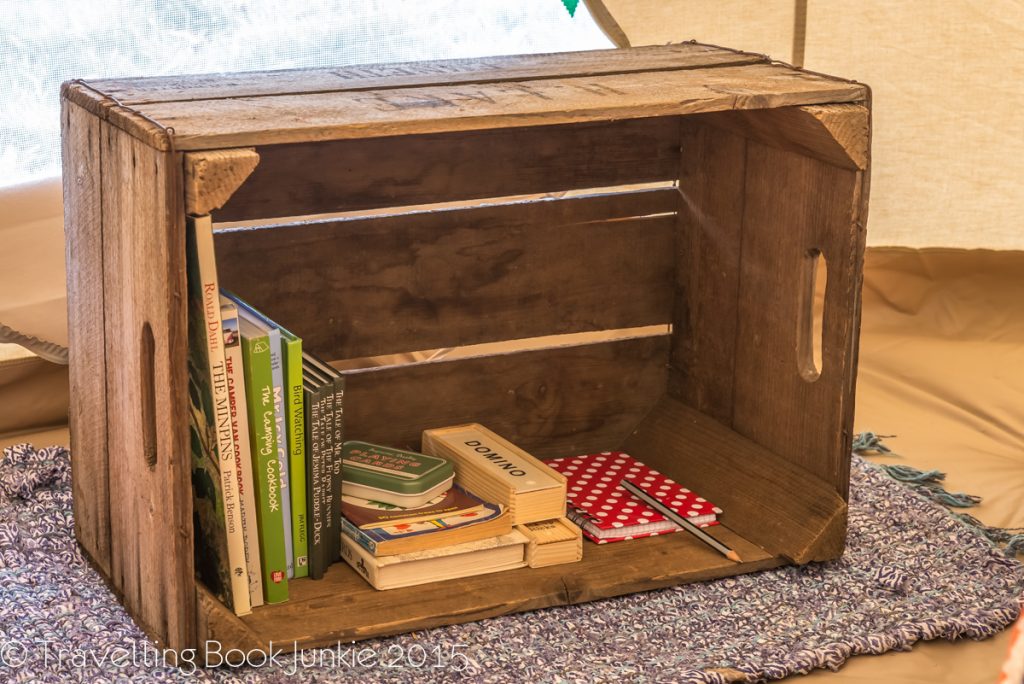 Bookshelves of Ambers Bell Tents