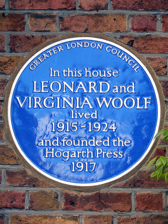 hitoric blue plaques, Bloomsbury, London, history, literature
