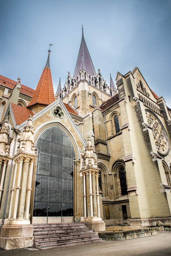 Cathedral, Lausanne, Lake Leman, Lake Geneva, Lausanne, Switerland