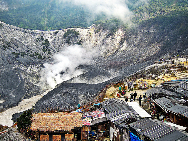 Tangkuban Perahu Bandung Indonesia