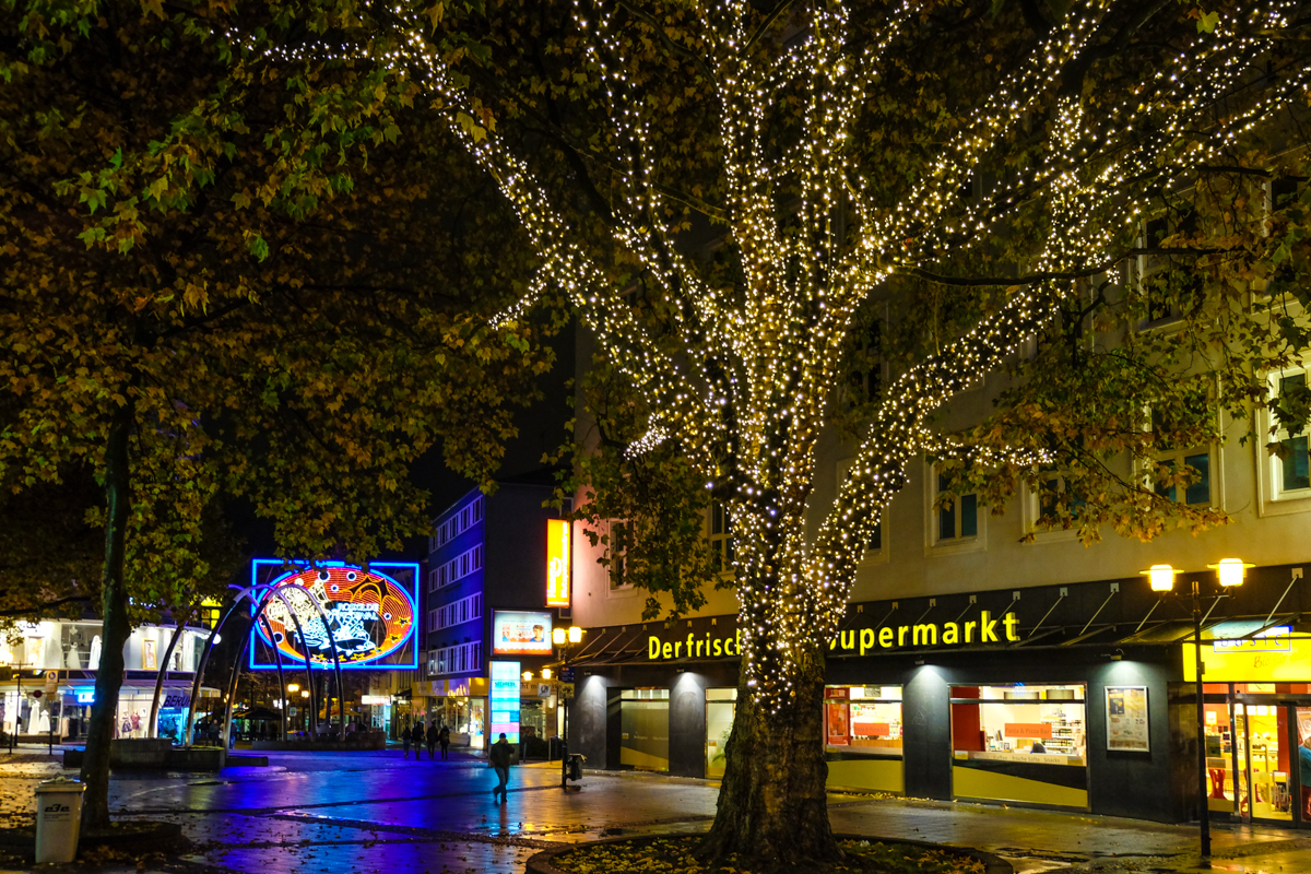 Festive lights, Essen, Germany