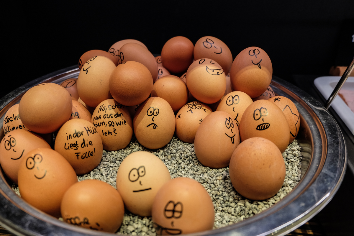 Eggs, Breakfast, Motel One, Essen, Germany