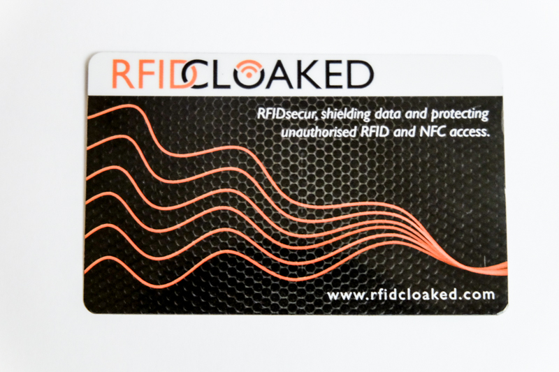 RFID CLOAKED, card protection