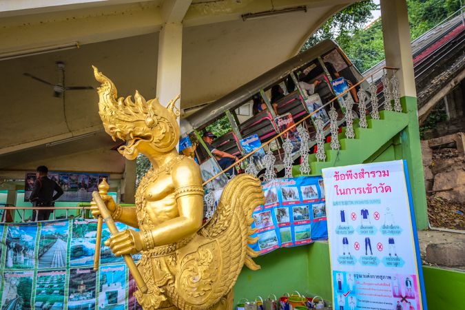 Wat Tham Sua, Wat Tham Khao Noi, temple, temples, thai, thailand, kanchanaburi, attractions, where, to, go, what, see, near, travelling, around, backpacking, best, places, top, unusual, unique travel, travelling book junkie, travel, exploring, staying, interesting, chinese, photography, photo, picture, cable car, transport,