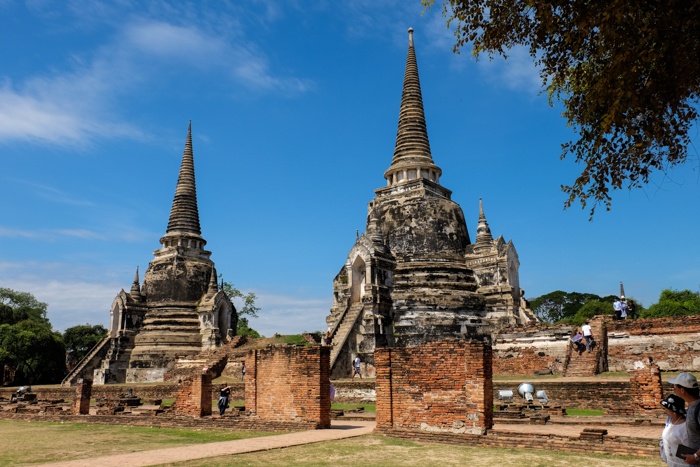 ayutthaya, market, night, temples, elephants, statues, buddha, lying, food, thai, old capital,