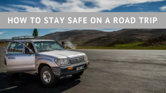 How to stay safe on a road trip, road safety, car journeys