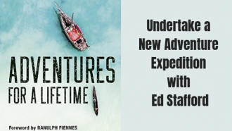 Adventures for a lifetime is the latest book by Ed Stafford adventure traveller and leader of adventure expeditions all across the world. Probably best known for walking the Amazon from source to sea.