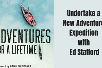 Adventures for a lifetime is the latest book by Ed Stafford adventure traveller and leader of adventure expeditions all across the world. Probably best known for walking the Amazon from source to sea.