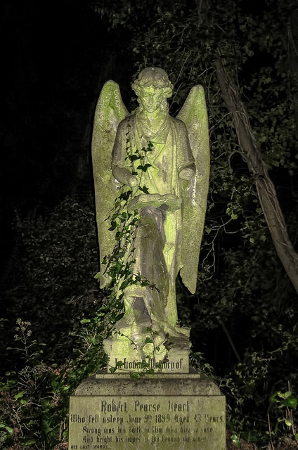 Highgate cemetery in London home to writers, authors and Karl Marx.