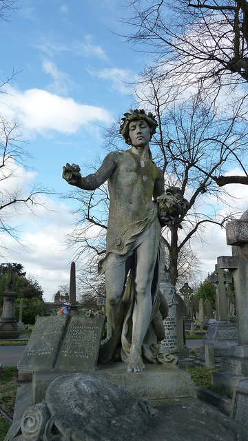 Old Brompton cemetery in London has many gravesites where authors and writers now reside.