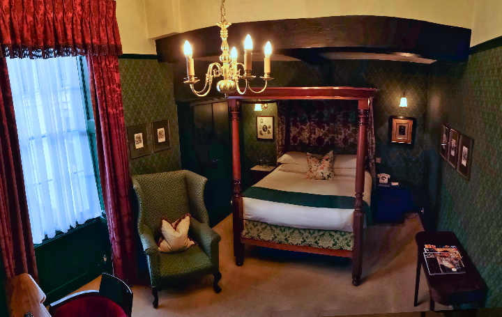 The Charles Dickens Suite at The Angel Hotel in Bury St Edmunds