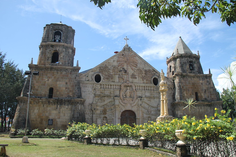 Miagao church, UNESCO world heritage site in the Philippines