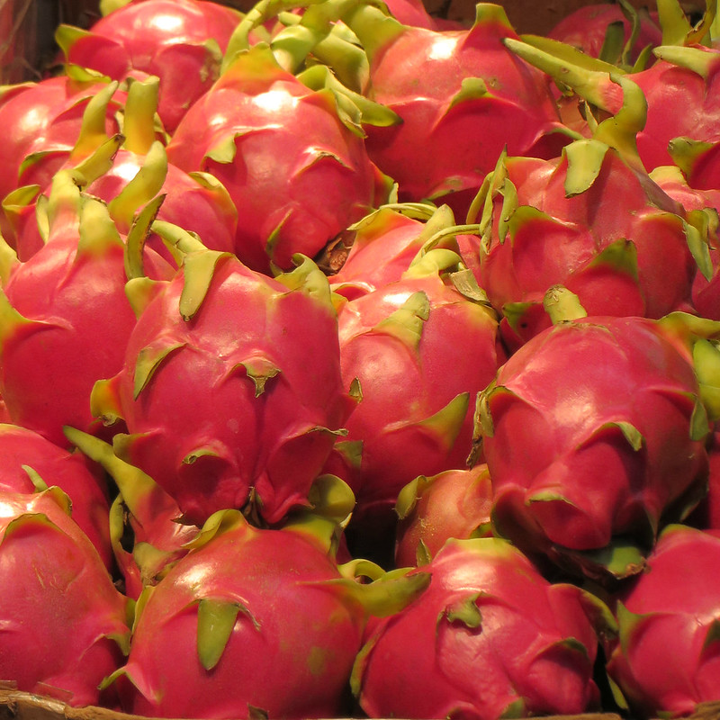 dragon fruit found especially in Asia