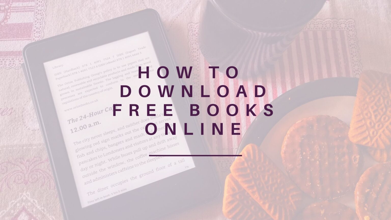how to download free books