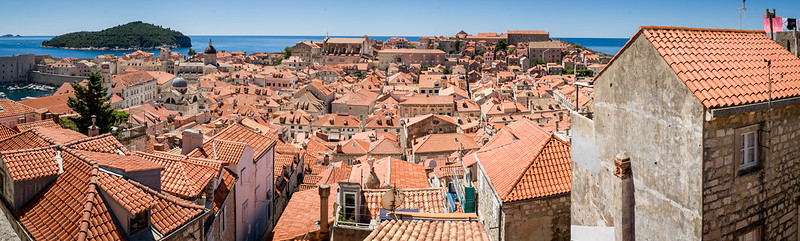 Dubrovnik rooftops in Croatia, a gem in Europe 