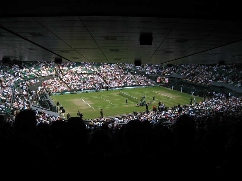 The pride of London Tennis, Wimbledon's centre court.