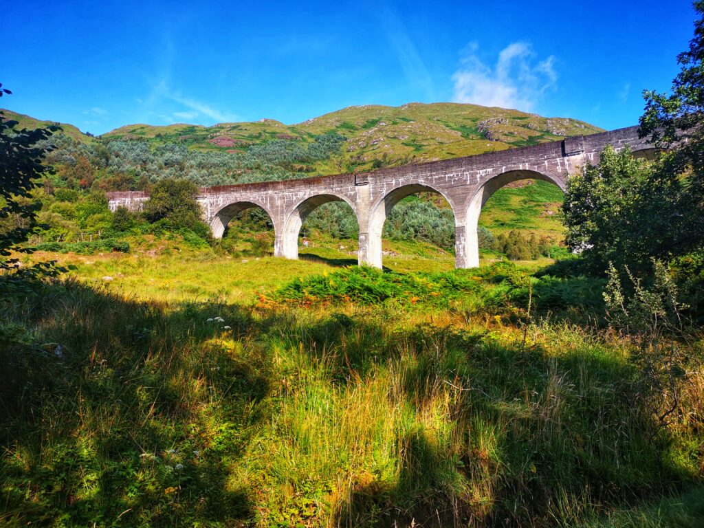 Glennfinnan Viaduct, an iconic image from all of the Harry Potter Movies