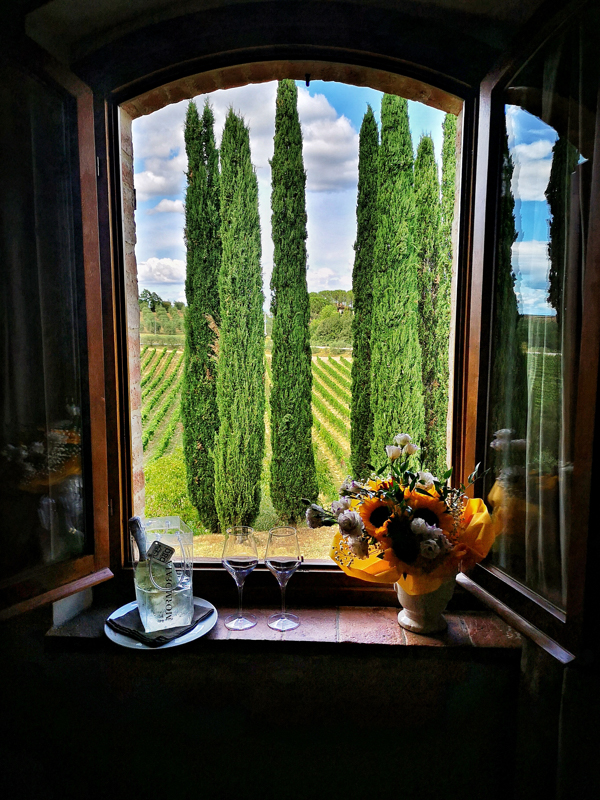 Views from the window of La Mormoria