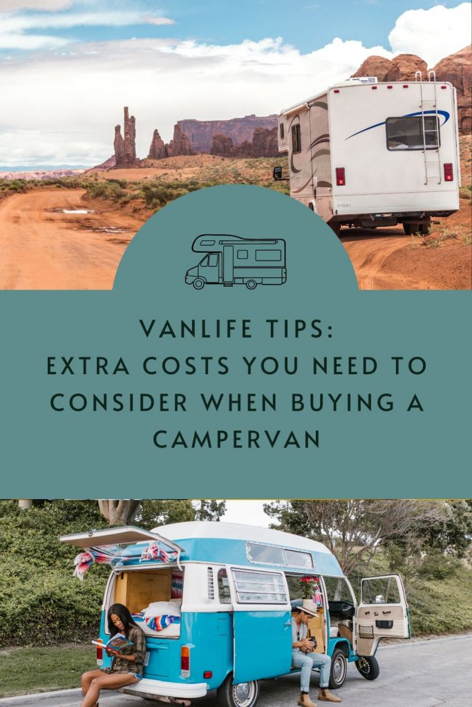 The spending doesn't end once you purchase your campervan. Here are just a few of the extra costs you should consider purchasing via @tbookjunkie