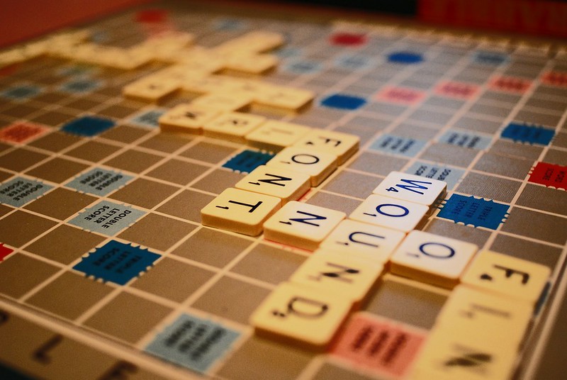 Scrabble, a fun family favourite