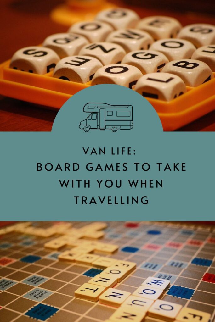 Board games to take with you when travelling in a campervan or motorhome via @tbookjunkie
