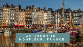 How to spend 48 hours in Honfleur, France via @tbookjunkie