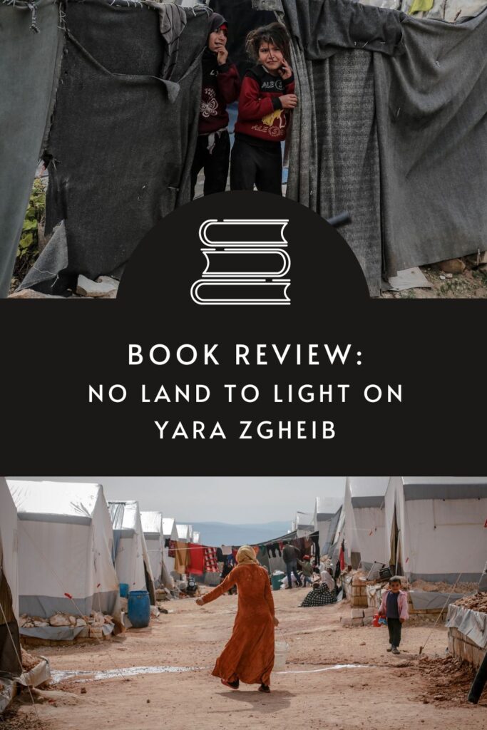 No Land to Light On by Yara Zgheib is a fictional tale of a young Syrian couple trying to live their life but restricted by sudden motions put in place by the US government. Full review via @tbookjunkie