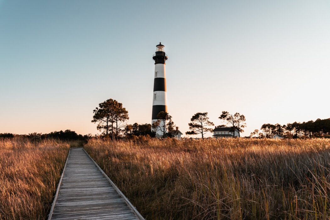 The Outer Banks Lighthouse and walkways to enjoy.