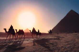 Travel in the footsteps of the ancient Egyptians, seeking out the treasures and the wonders of the world from long again. Image provided by Simon Berger on Unsplash