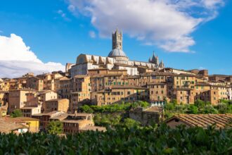 Siena in Tuscany, Italy, famed for the Palio Horse Race which takes place twice a year.