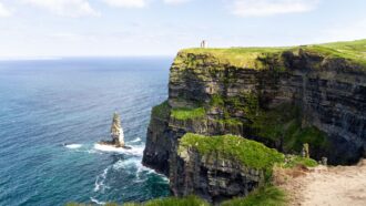 Exploring Ireland and its rugged coastline on horseback
