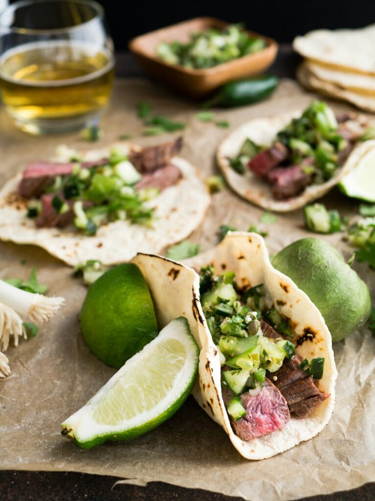 Mexican tacos are definitely on offer to eat in LA via the street food vendors