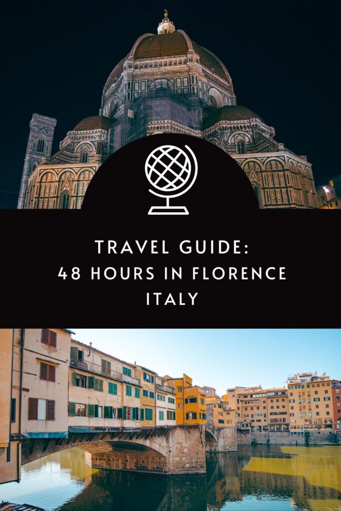 48 hour travel guide to Florence in Tuscany, Italy, including hotels and motorhome parking recommendations via @tbookjunkie