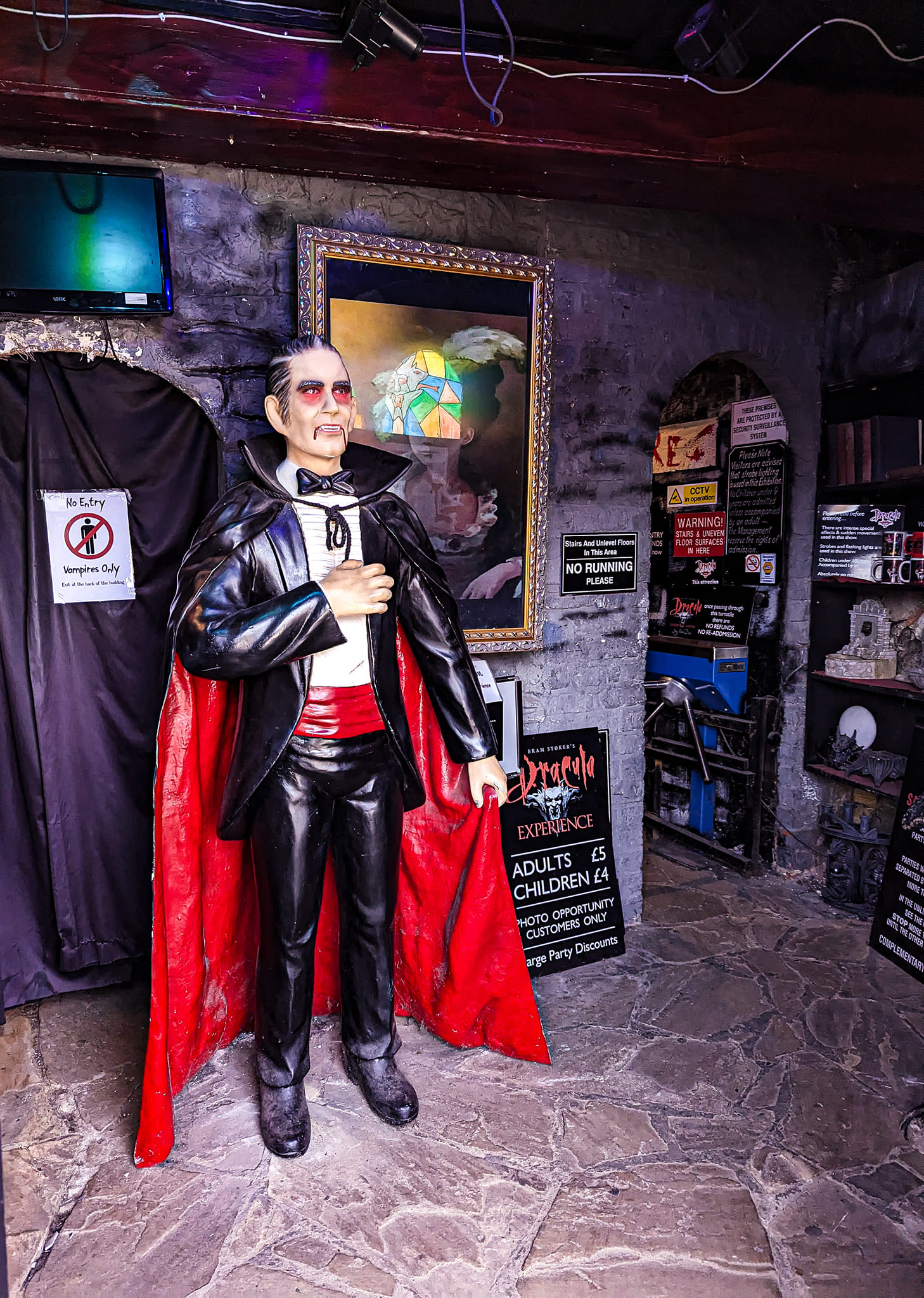Dracula at the Dracula Experience in Whitby