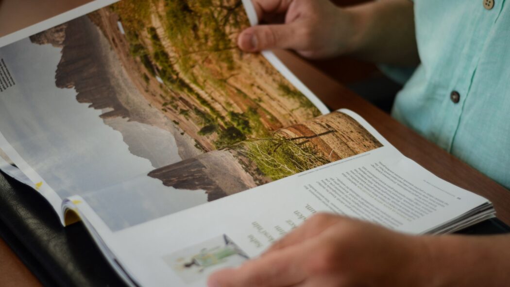 Travel magazine inspiration