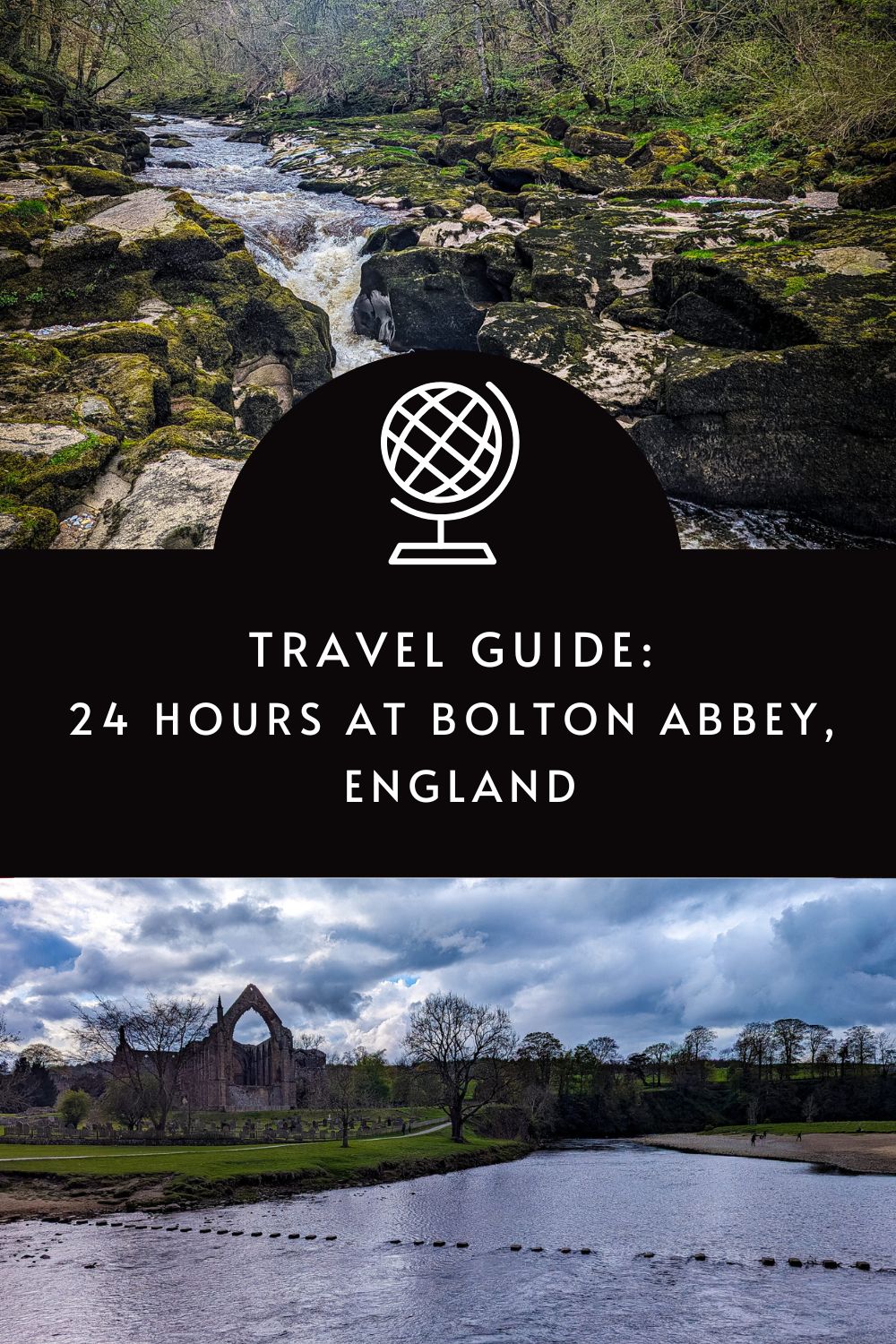 24 hours at Bolton Abbey, North Yorkshire in England via @tbookjunkie