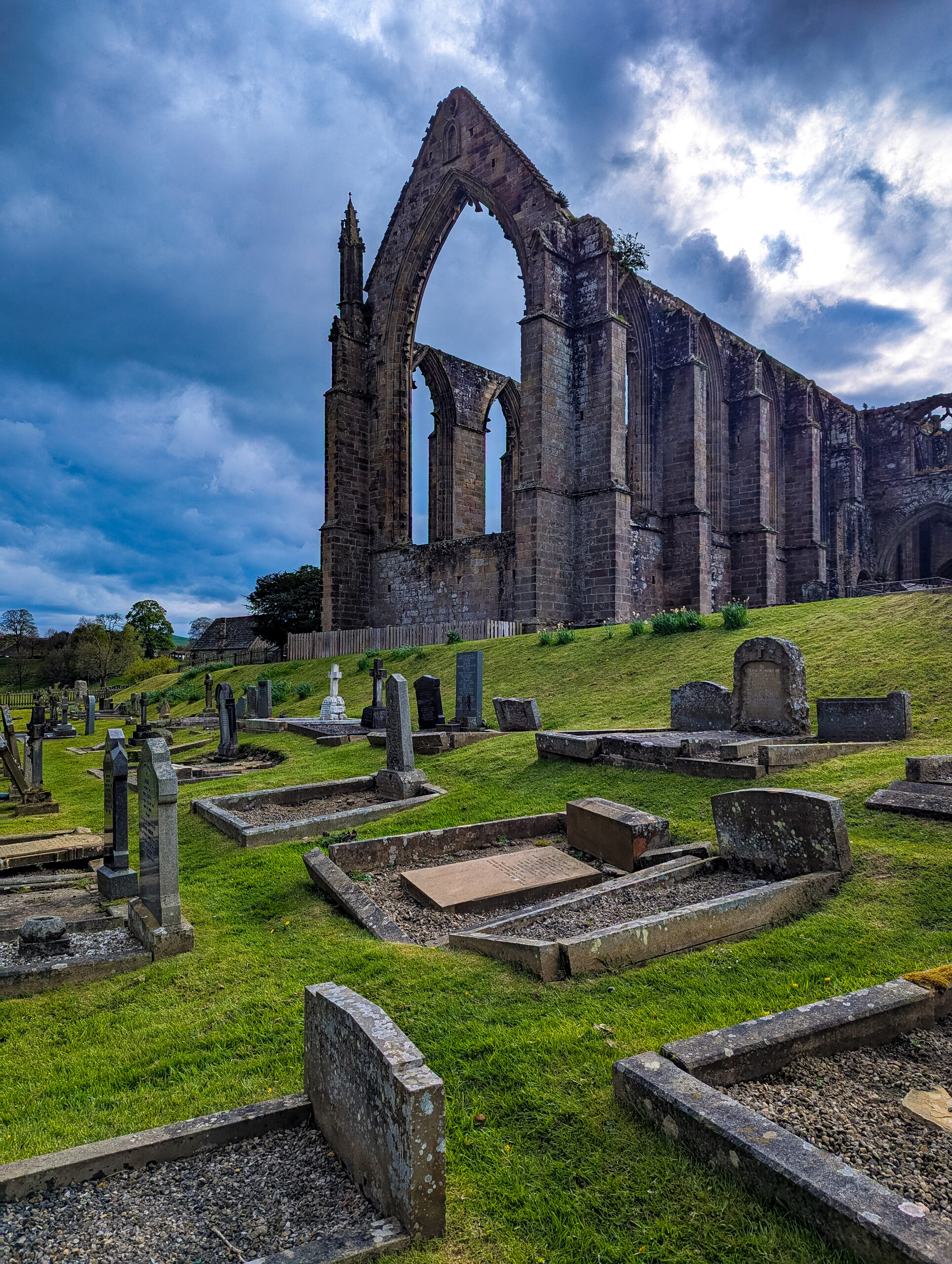 The Priory Ruins at Bolton Abbey in Yorkshire