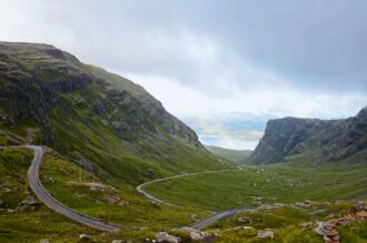 The roads around the UK countryside are perfect for a road trip