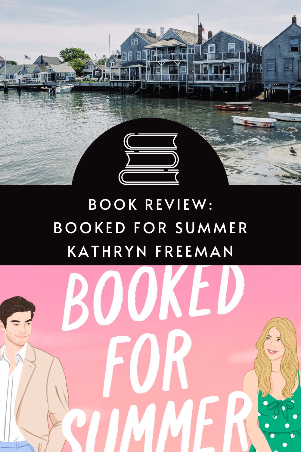 Booked for Summer by Kathryn Freeman, a full review on this romantic comedy via @tbookjunkie