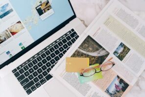 Travel planning using both the internet and travel guides.