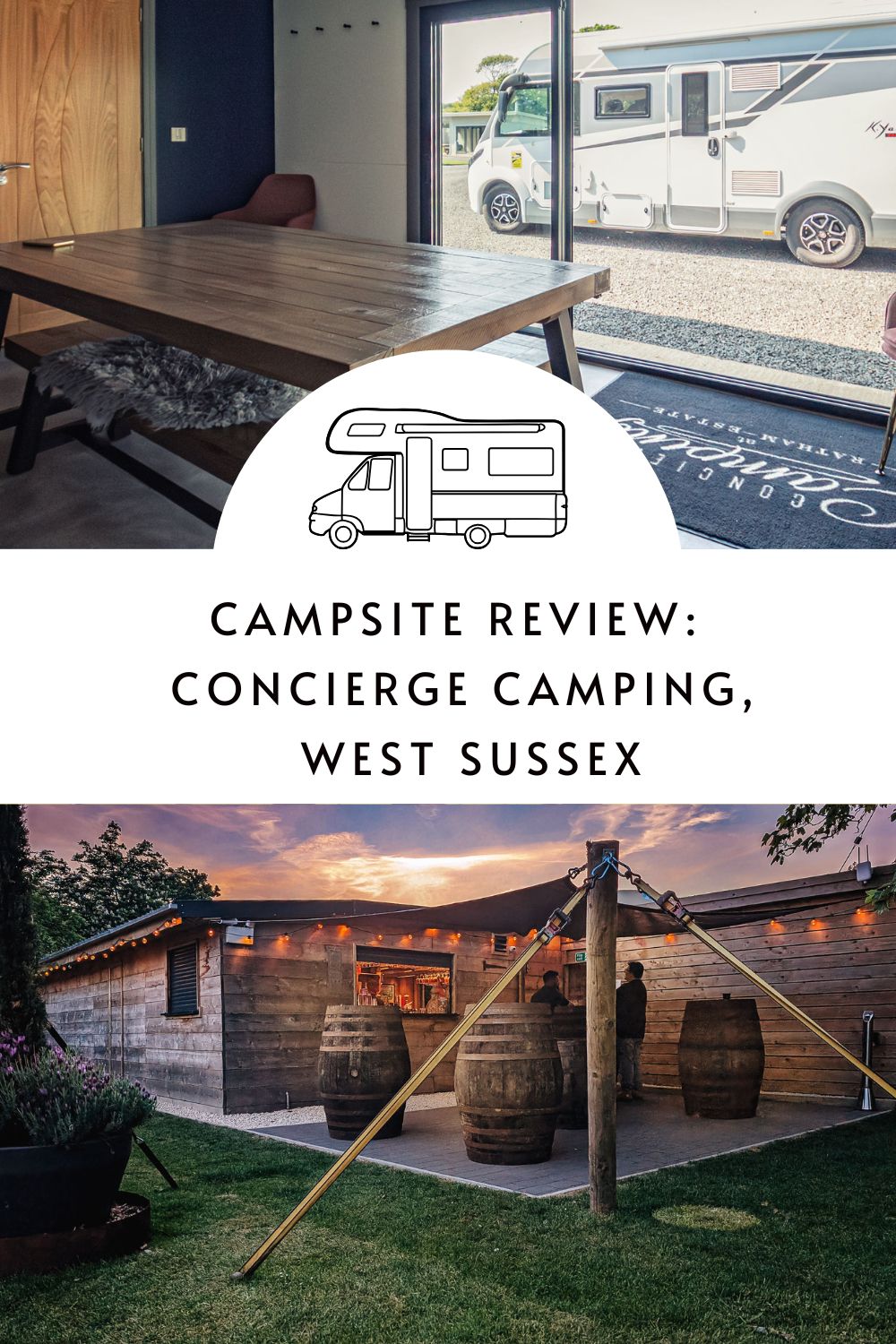 A full campite review of Concierge Camping in West Sussex via @Tbookjunkie