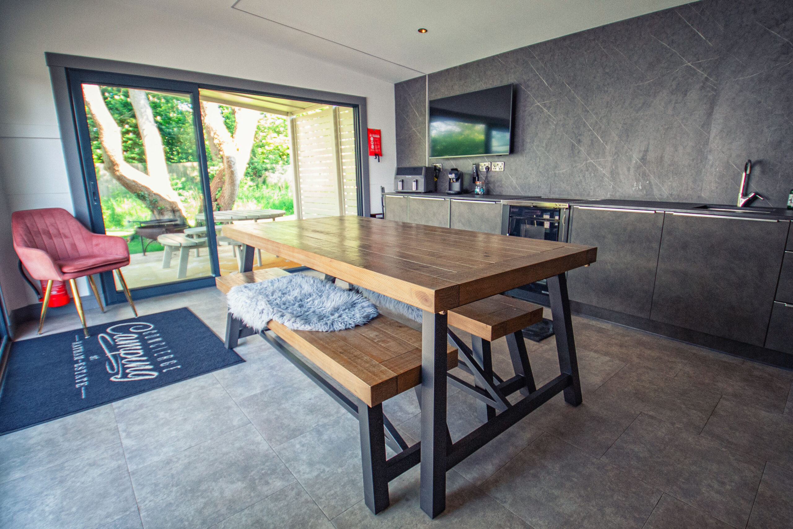 Inside the Emperor pitch cabins