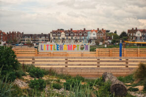 Littlehampton sign in West Sussex